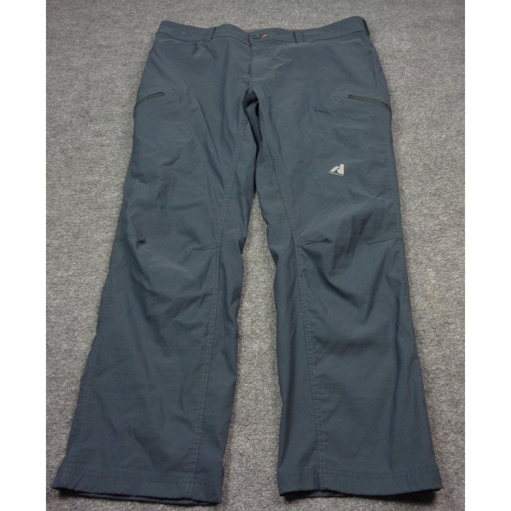 Eddie Bauer First Ascent Guide Pro Pants Mens 38x30 Gray Cargo
